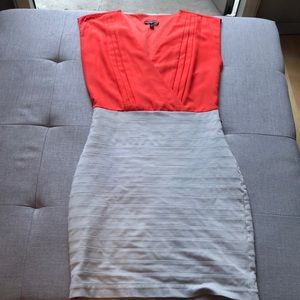 Orange and Beige Express Dress